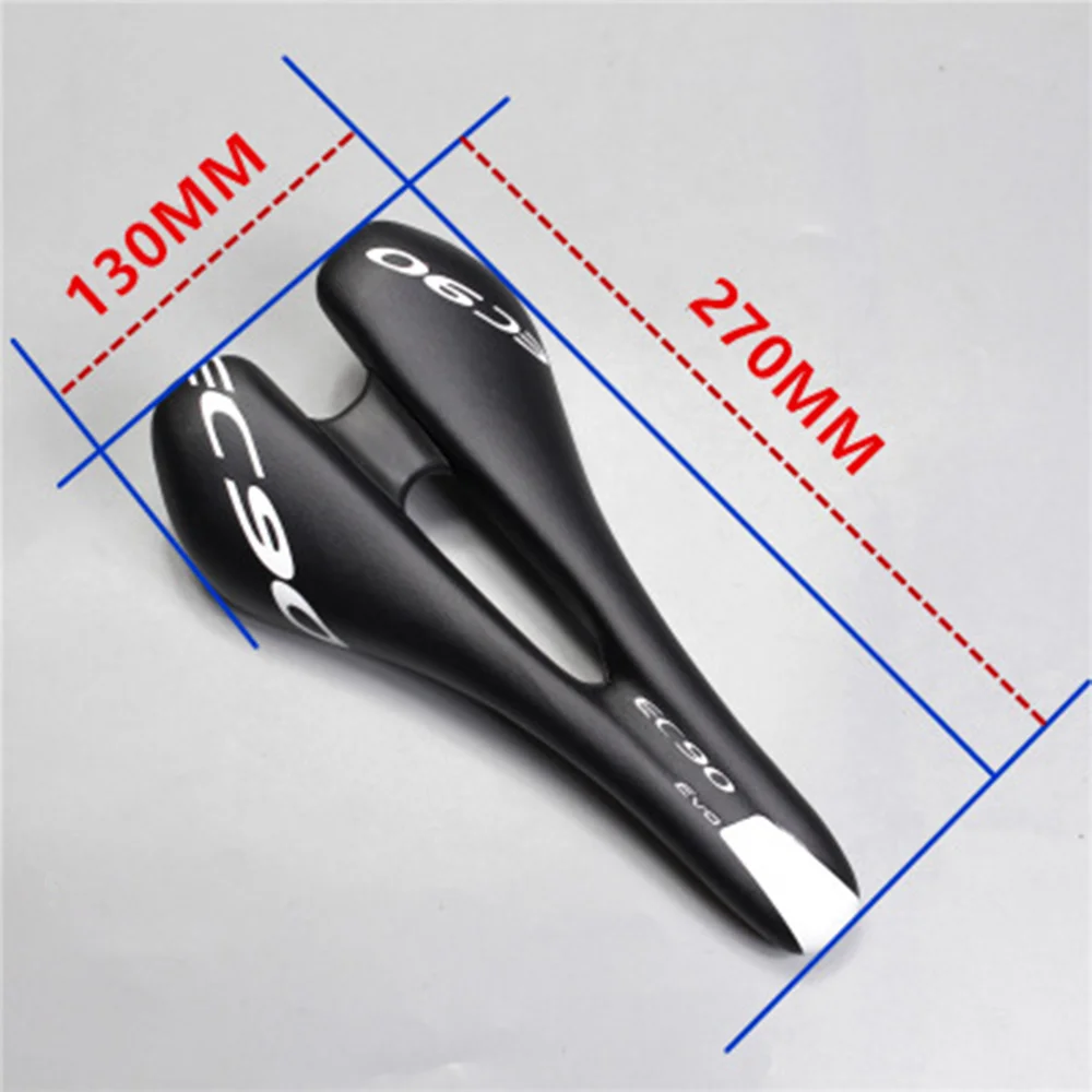 EC90 Bicycle Saddle Men Gel Comfort Bikes Cushion Ultra Light Steel Rail Hollow Design MTB Road Bikes Seat Racing Cycling Parts