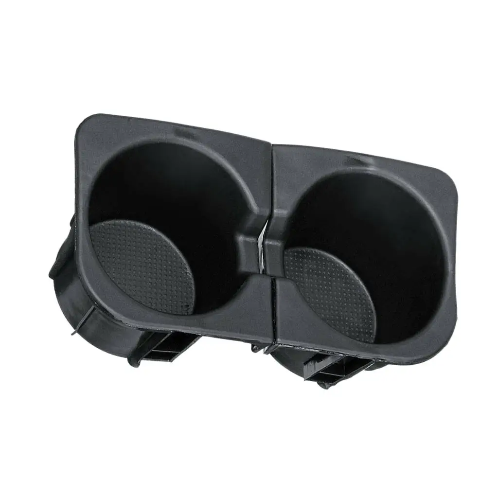 Coppia inserti portabicchieri 66991-04012,66992-04012 per dal 2005 al 2017 Nero