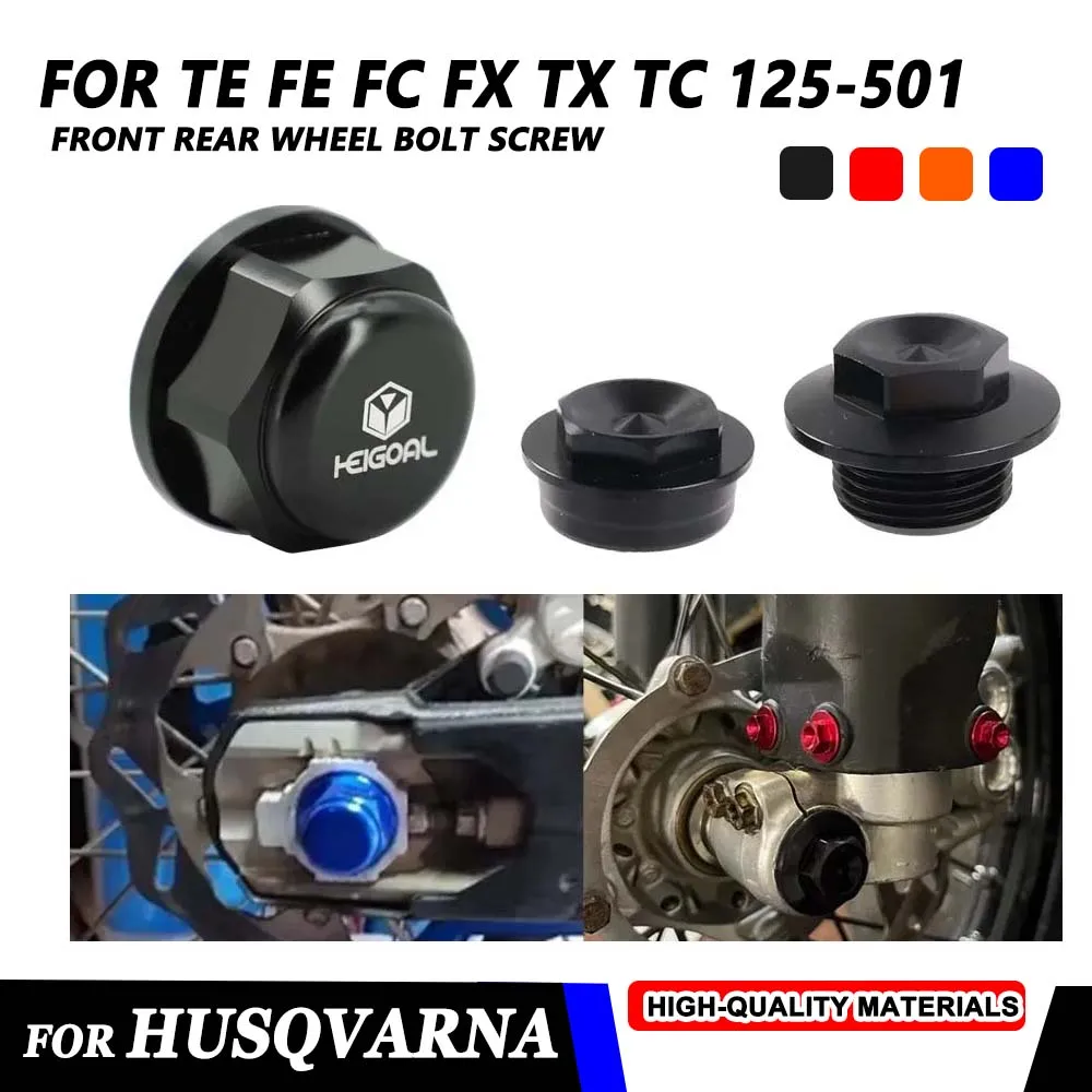 

2024 2025 Front Rear Wheel Lock Axle Nut Bolt For Husqvarna 125 150 250 300 350 450 501 TE FE FC FX TX TC 2023 2024 Accessories
