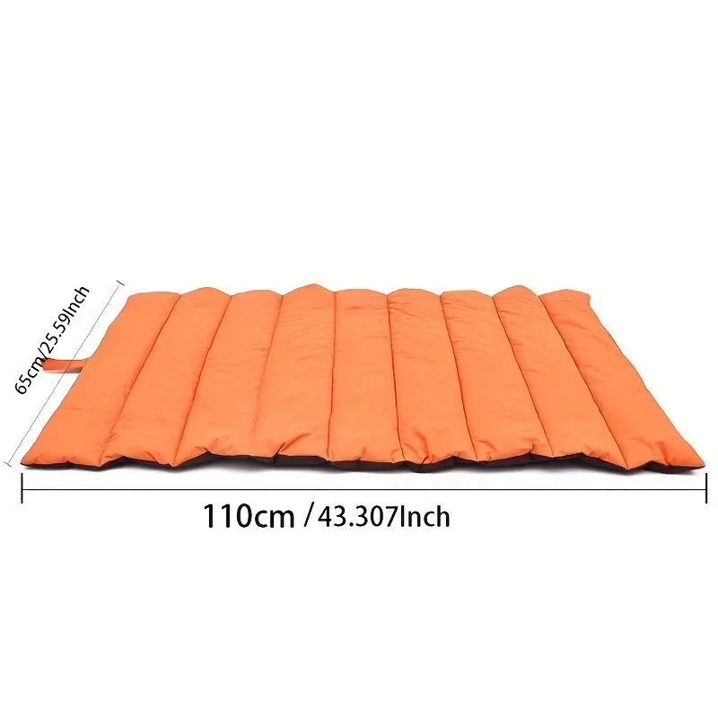 Large Breed Dog Mat - Waterproof, Moisture-Proof, and Breathable Rectangle Bed with Advanced Fill  for All Seasons and Outdoor U