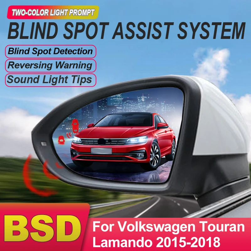 Specchietto retrovisore per auto BSD BSM BSA sensore sistema di rilevamento punto cieco per Volkswagen Touran dal 2016 al 2022 per VW Lamando dal 2015 al 2018