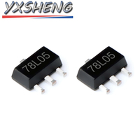 10PCS 78L05 SOT-89 L78L05 7805 SMD Voltage Regulator IC