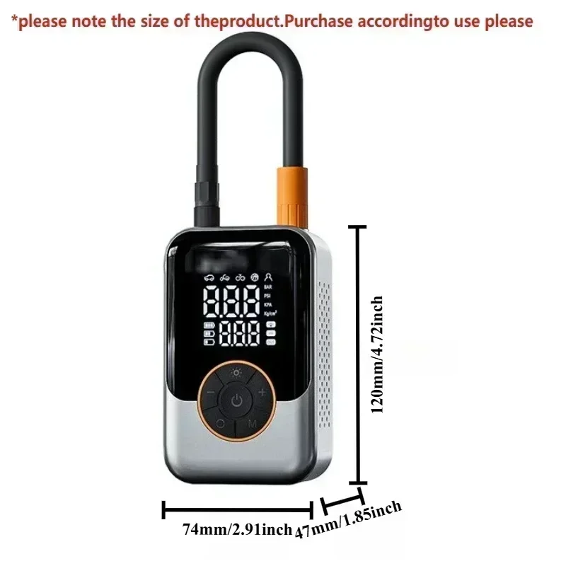 لسيارة شيفروليه مضخة هواء لاسلكية محمولة عالية الضغط مضخة هواء سيارة الإطارات سيارة مضخة هواء كهربائية كنز قابل للنفخ #4