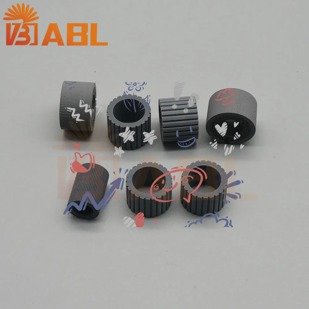 1X L2755-60001 L2756A Roller Replacement Kit Tire Rubber support for HP ScanJet Enterprise Flow 5000 s4 / 7000 s3 / 3000 s3