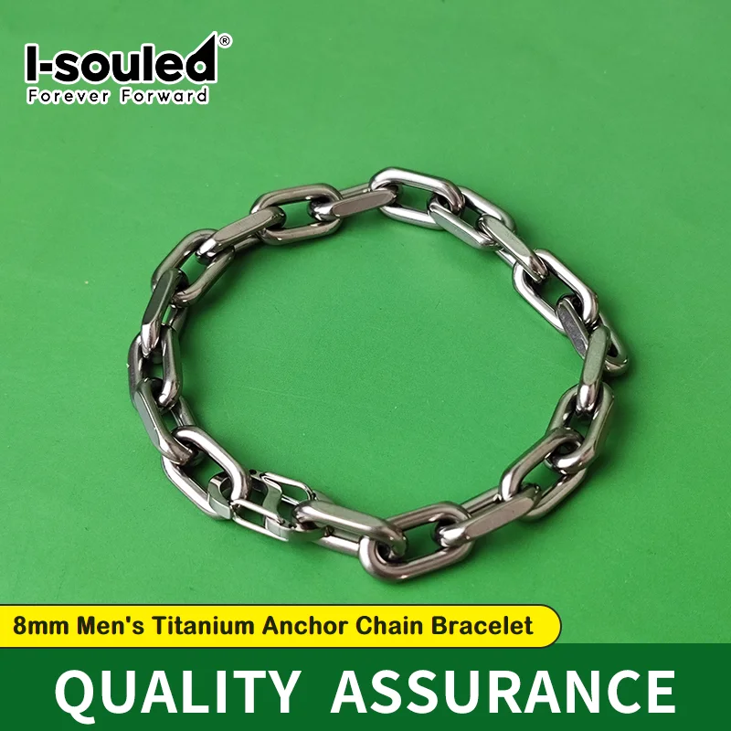 Pure Titanium Bracelet for Men 4mm Beaded Chain, Hypoallergenic Waterproof Jewelry for Sensitive Skin, Lightweight Comfort Fit