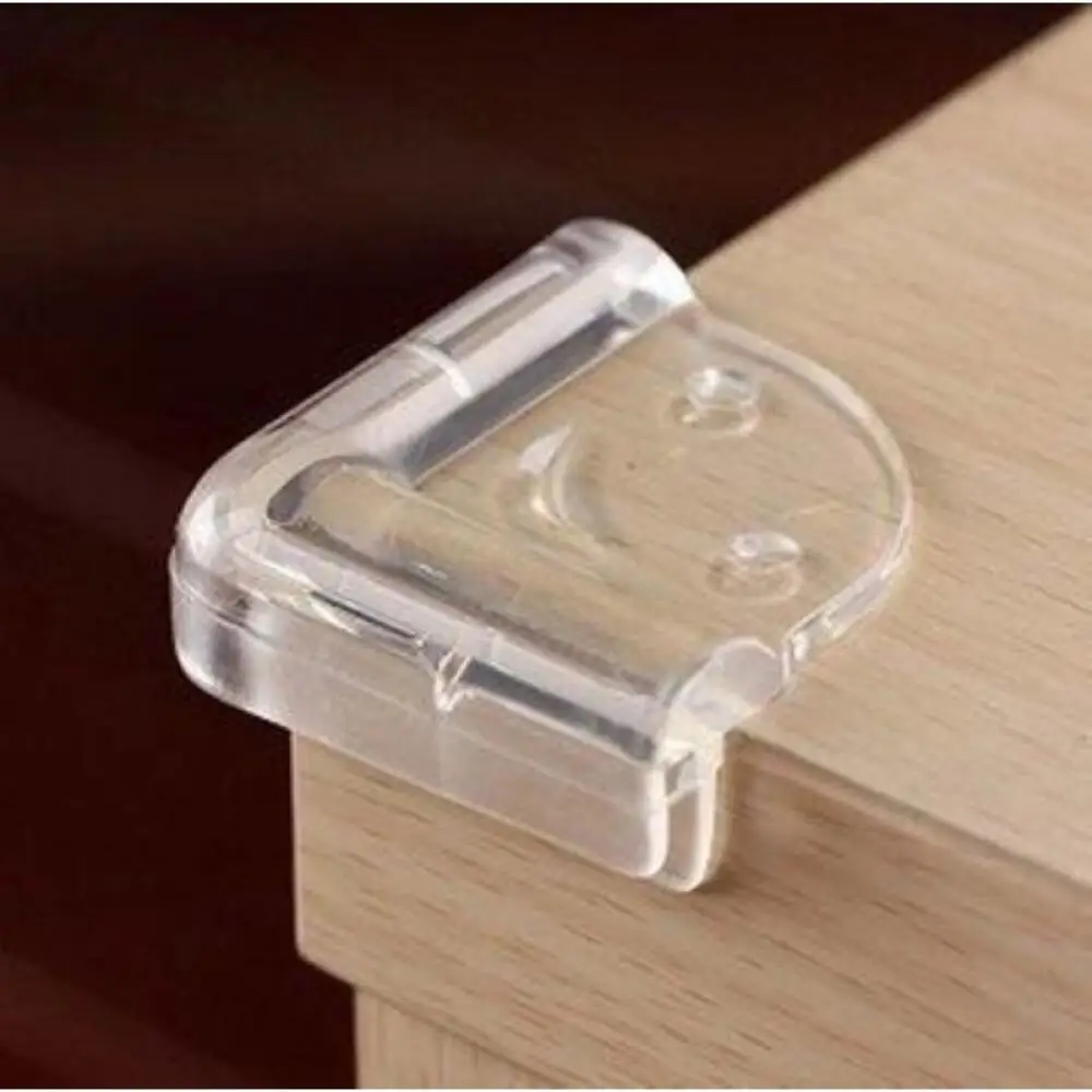 4PCS Transparent Corner Protectors Soft Anti Collision Furniture Corner Guards for Baby Child Table Desk Cabinet Safety Bumpers