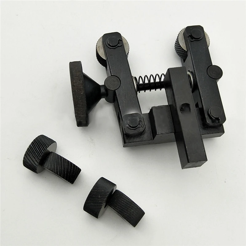 1 Piece Durable Knurling Tool Rack Knurling Device Adjustable Handle Pulley Lathe Tool Knurling Device