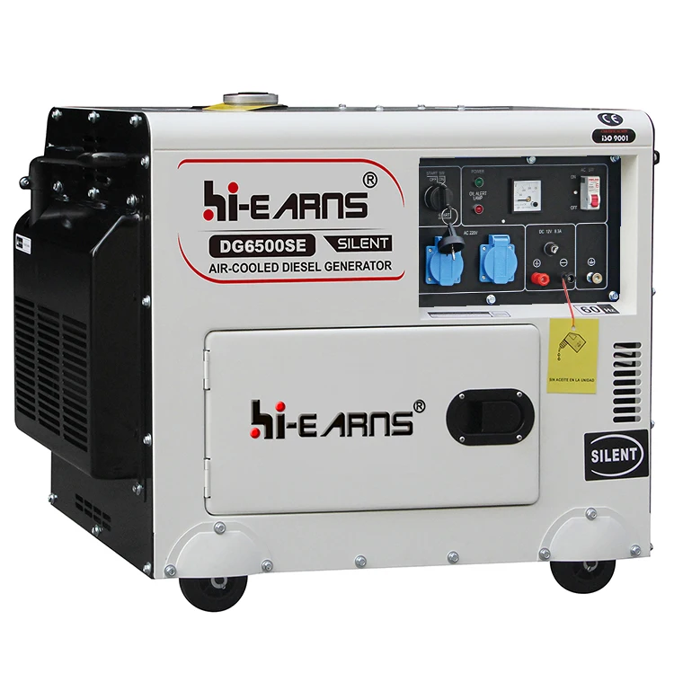 

hiearns 5kw silent generator for home use air cooled die·sel generator price