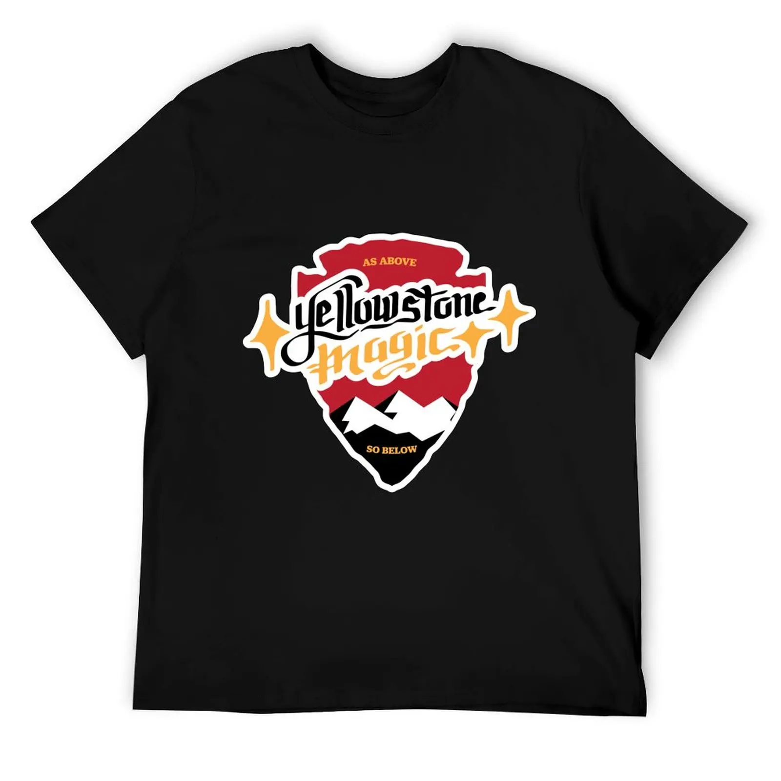 

Yellowstone Magic T-Shirt t shirt for man 100 percent cotton t shirt men 100% cotton luxury brand essential t shirt T-Shirt
