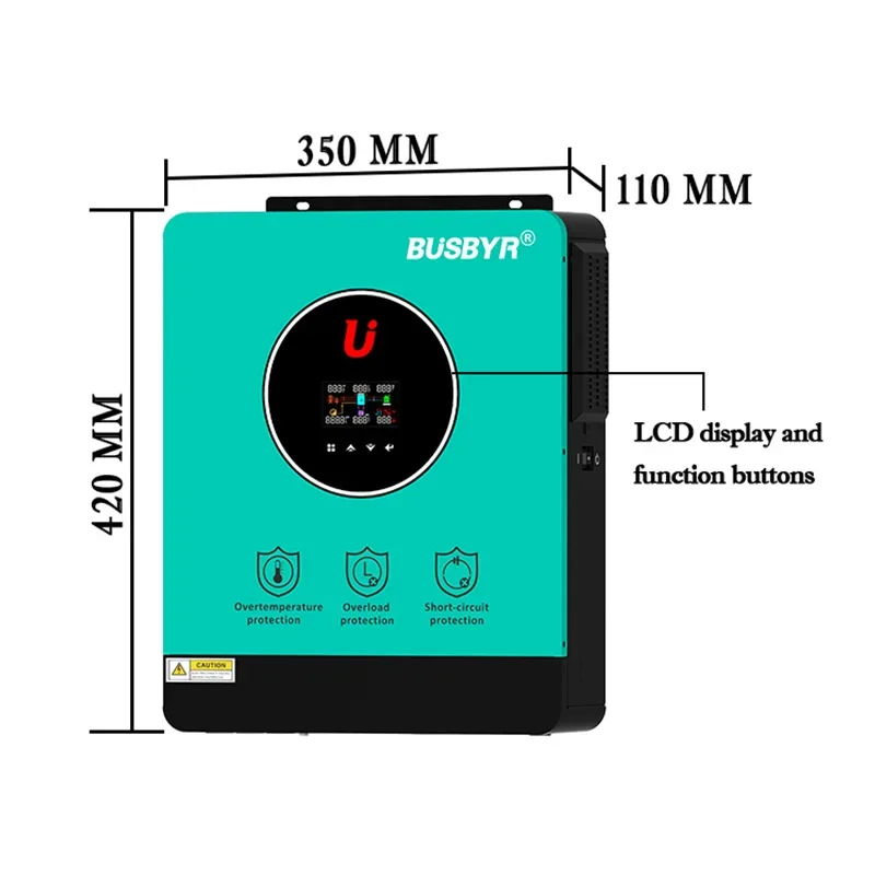 ハイブリッドソーラーインバーター,4200W,6200W,MPPT充電,純粋な正弦波,4.2kw,6.2kw,オリジナル,新品