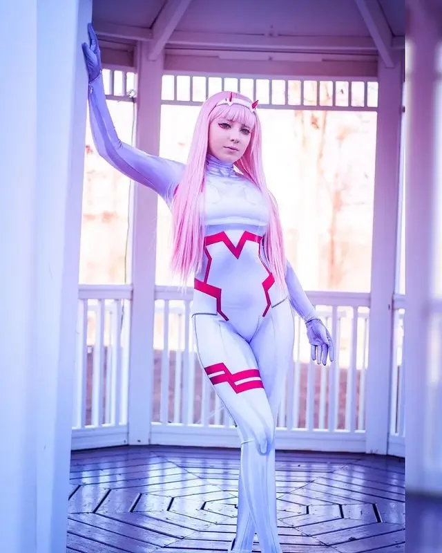 Halloween Erwachsene/Kinder weiß Null zwei 02 Anzug Liebling im Franxx Cosplay Kostüm Zentai Bodysuit Frau Overall