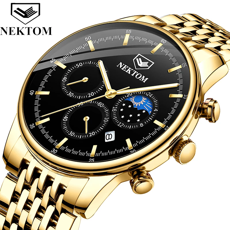 

Man Men's Watches Military Luxury Brand Watch Mens Quartz Stainless Clock Fashion Chronograph Watch Man Relogio Masculino