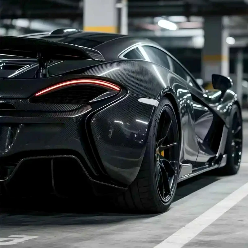 Factory Wholesale 2D 3D 4D 5D 6D 7D Glossy Black Carbon Fiber Car Wrapping Paper Carbon Foil Vinyl Wrap for Car