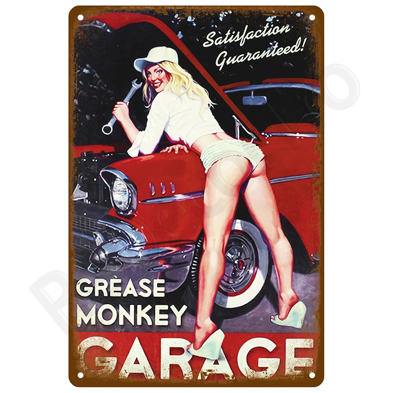 Vintage Zinn Zeichen Mancave Schild Bar Garage Platte Retro Platten Poster Metall Zeichen Wand Kunst Wandbild Zimmer Dekoration Dekor Bar – Detail 32