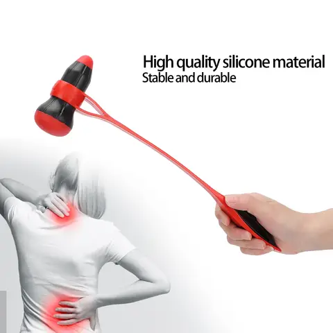 Hammer Stick Multi‑functional Silicone Hammer Stick Elastic Full Body Massage Stick Body Stress Relieve Hammer Massage