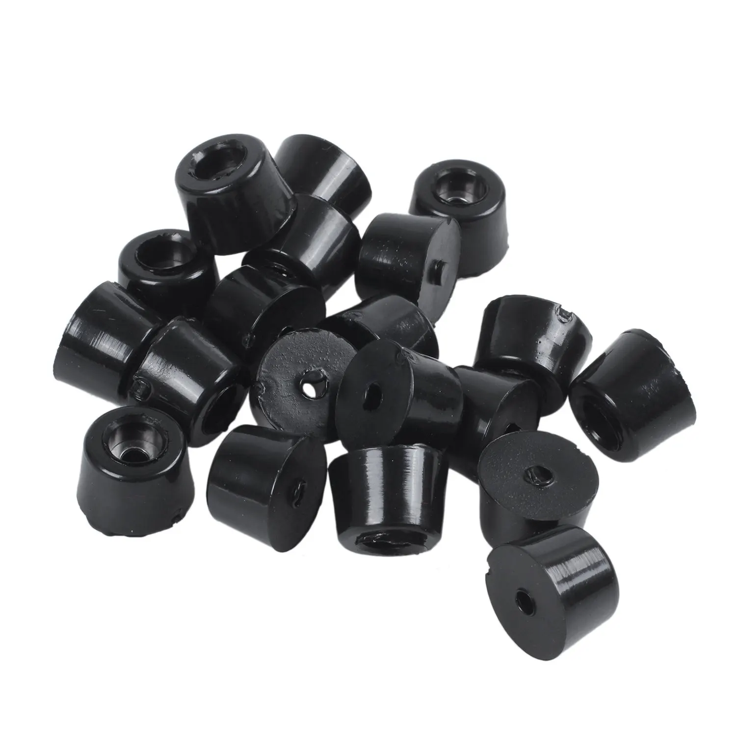 Rubber Anti Vibration Isolator Absorber Base Foot Pad 20Pcs Black