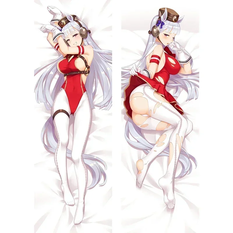 

60x180cm Anime Umamusume Pretty Derby Gold Ship Dakimakura Pillow Case Hugging Body Pillowcase Costume Otaku Throw Pillow Cover