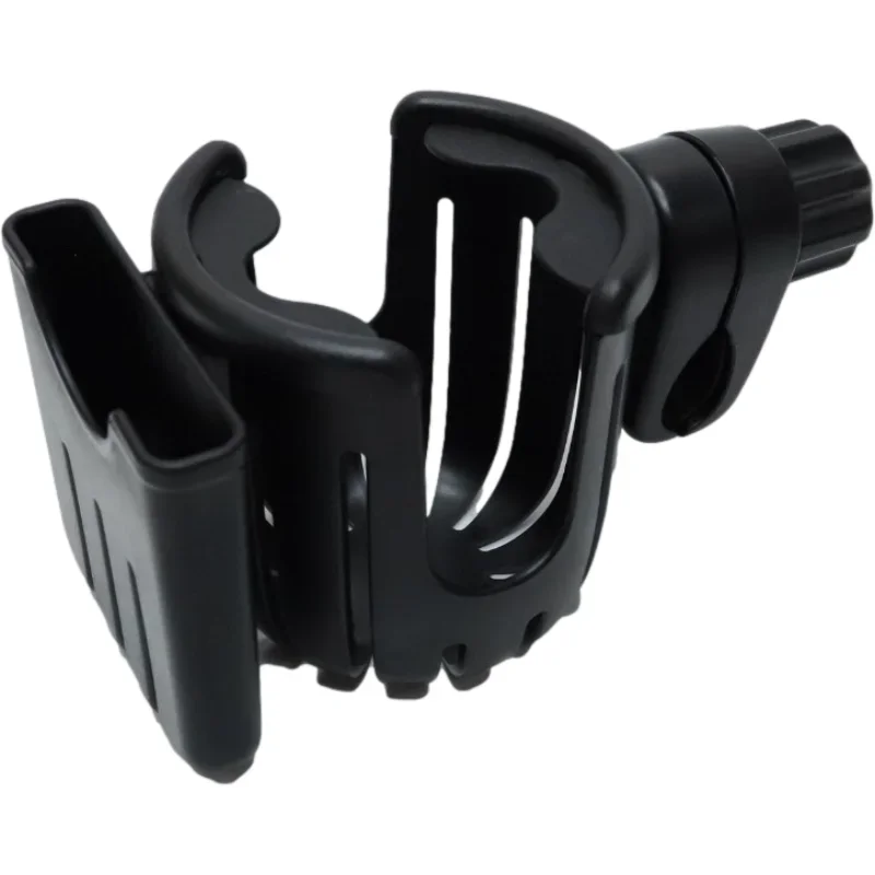 Newest Baby Stroller Cup Holder + Phone Holder Baby Stroller Accessories For Milk Bottles Rack Bicycle Bike 2 In 1 Bottle Holder
