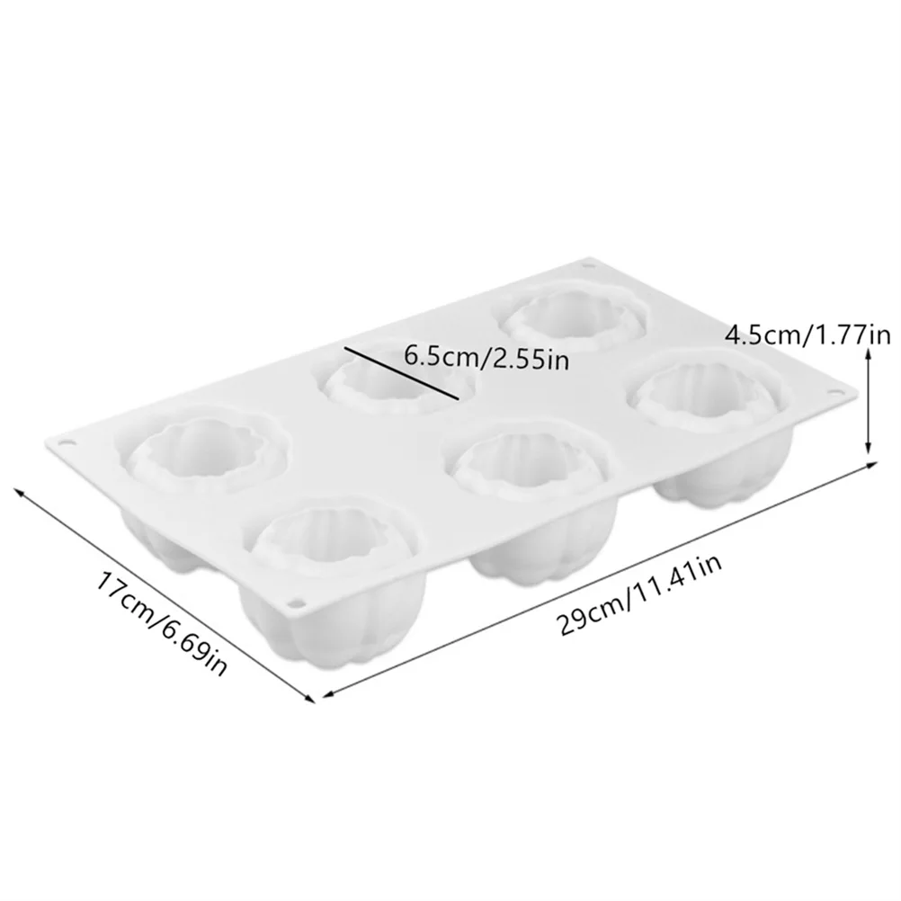 Pumpkin Shape Silicone Molds Mousse Cake Mold Cakes Non-Stick 3D Baking Pan Dessert Cheesecake Bakeware Mould For DIY Pastry
