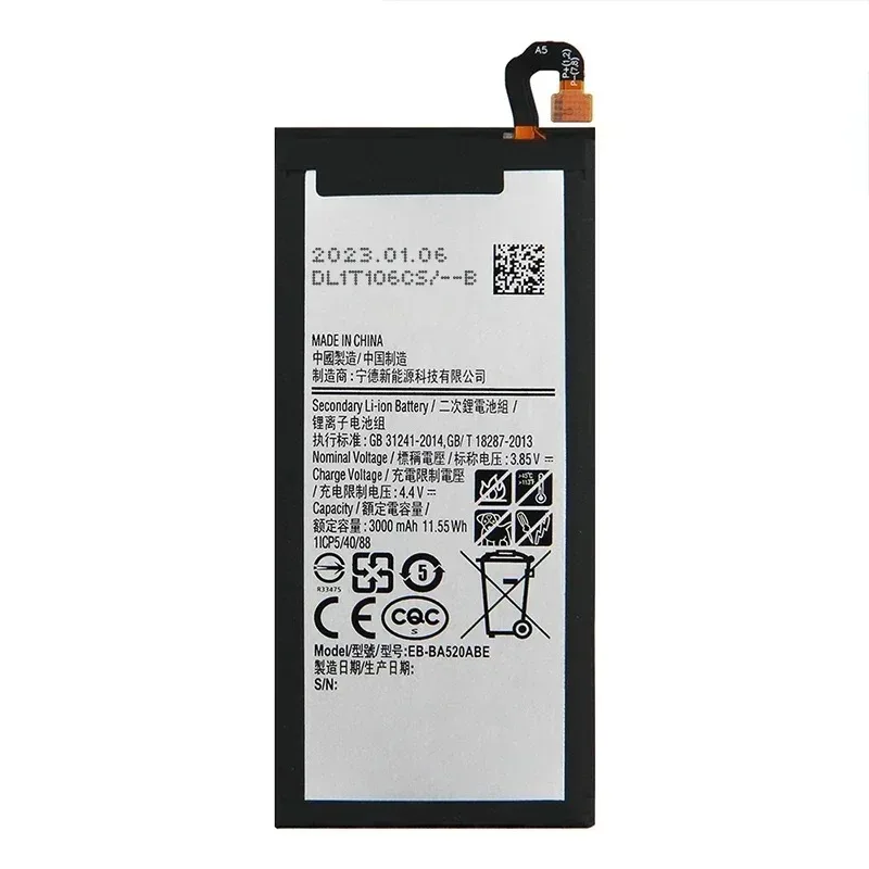 EB-BA520ABE,Brand New Replacement Phone Lithium Battery+Tool,For Samsung Galaxy A5 2017 Edition A520F SM-A520F,3000mAh