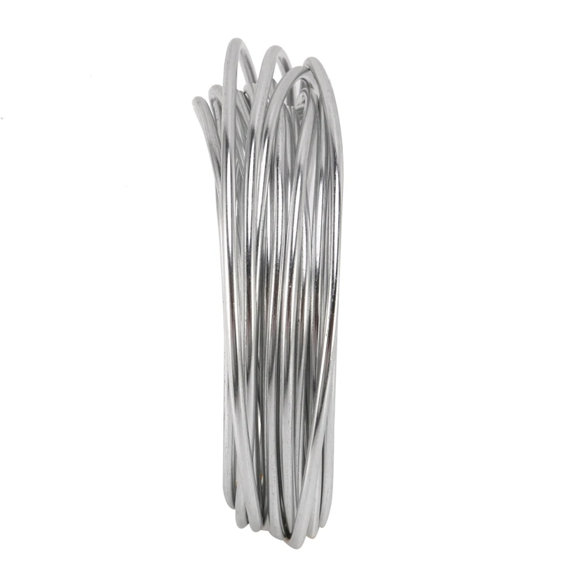 Silver Aluminum Craft Wire 1 Mm 1.5 Mm 2 Mm 2.5 Mm And 3 Mm In Thickness Aluminum Wire Rolls For DIY Sculpture And Craft