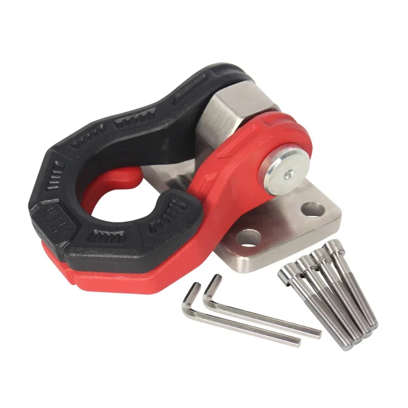 

Steel 5T Detachable Base Release Tow Hook Creative Car Shackle Trailer Hitch Receiver Trailer Parts Pintle Hook Accessorie