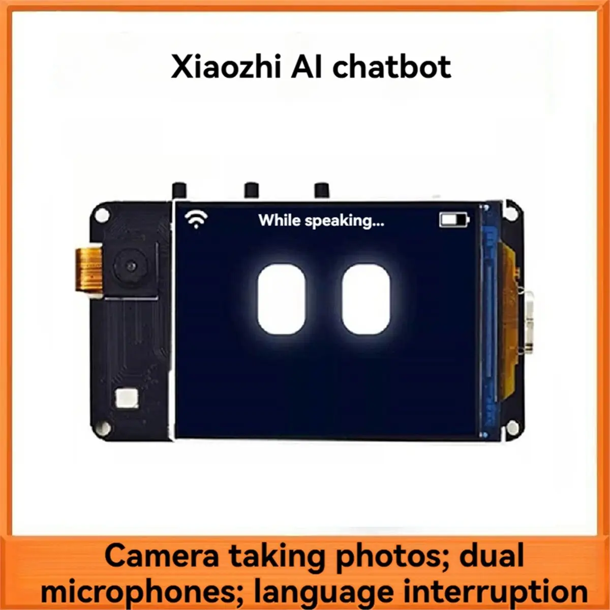 #17I Electronics Accessories,For DeepSeek XiaoZhi AI Chat Robot 2inch LCD with Camera Board (Black)