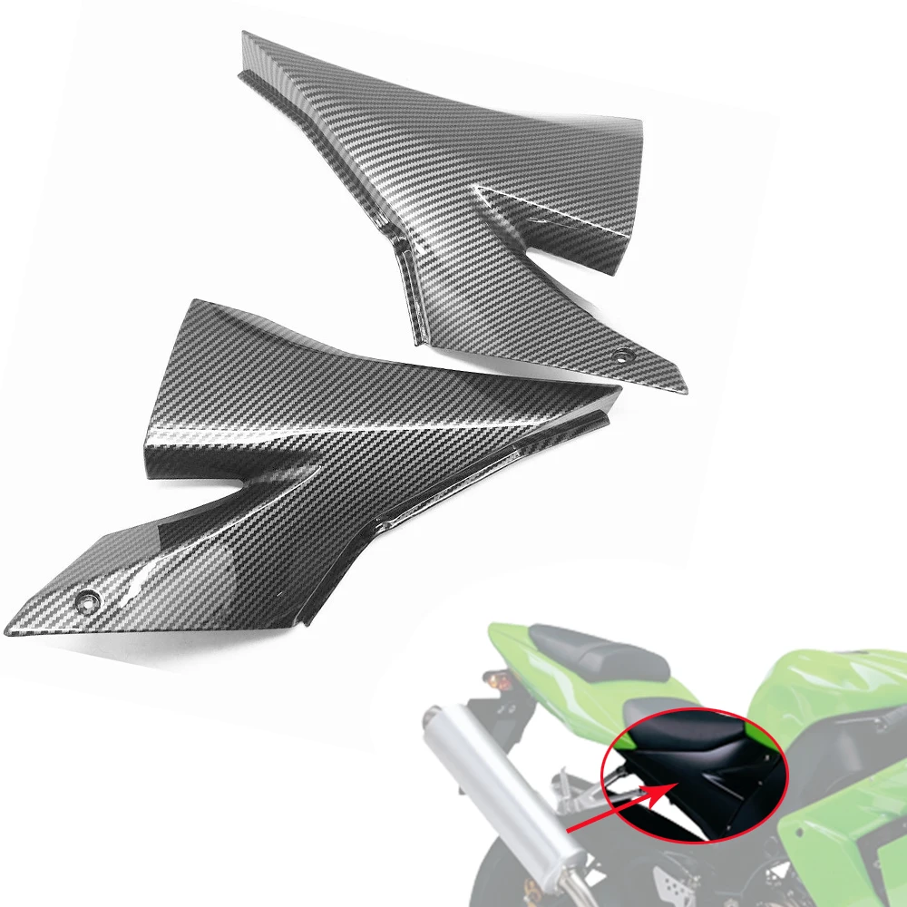 

Motor Fairing Carbon Fiber Gas Tank Side Trim Cover Panel Fairing Cowl Protect For KAWASAKI NINJA ZX10R ZX-10R ZX10R 2004 2005