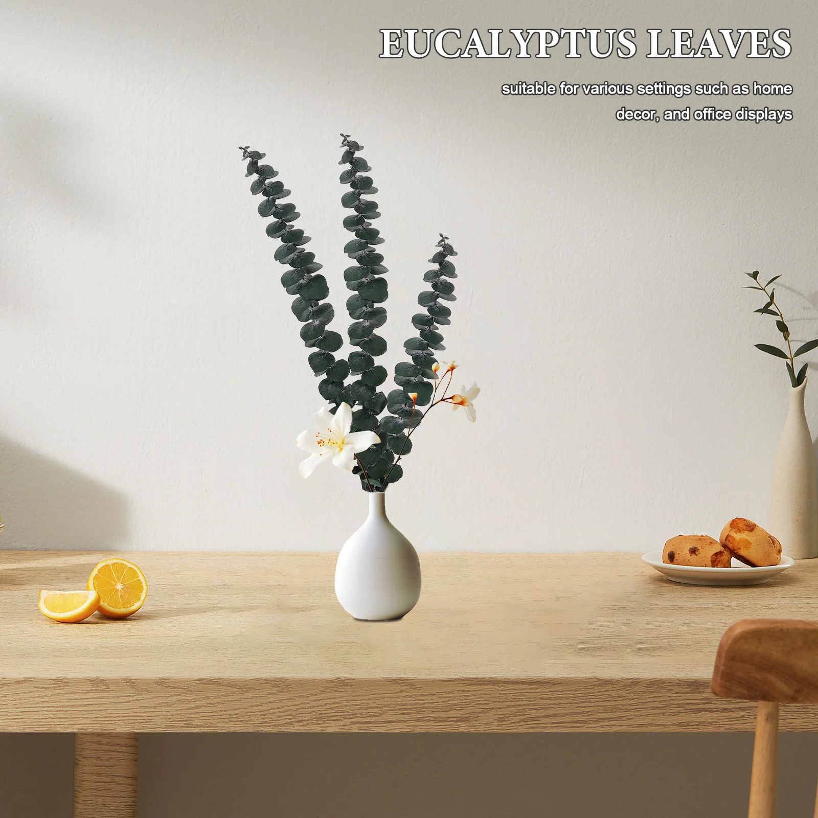 

30Pcs Dried Eucalyptus Garland Handmade Quality Versatile Use for Special Events Home Decor Dried Eucalyptus Garland