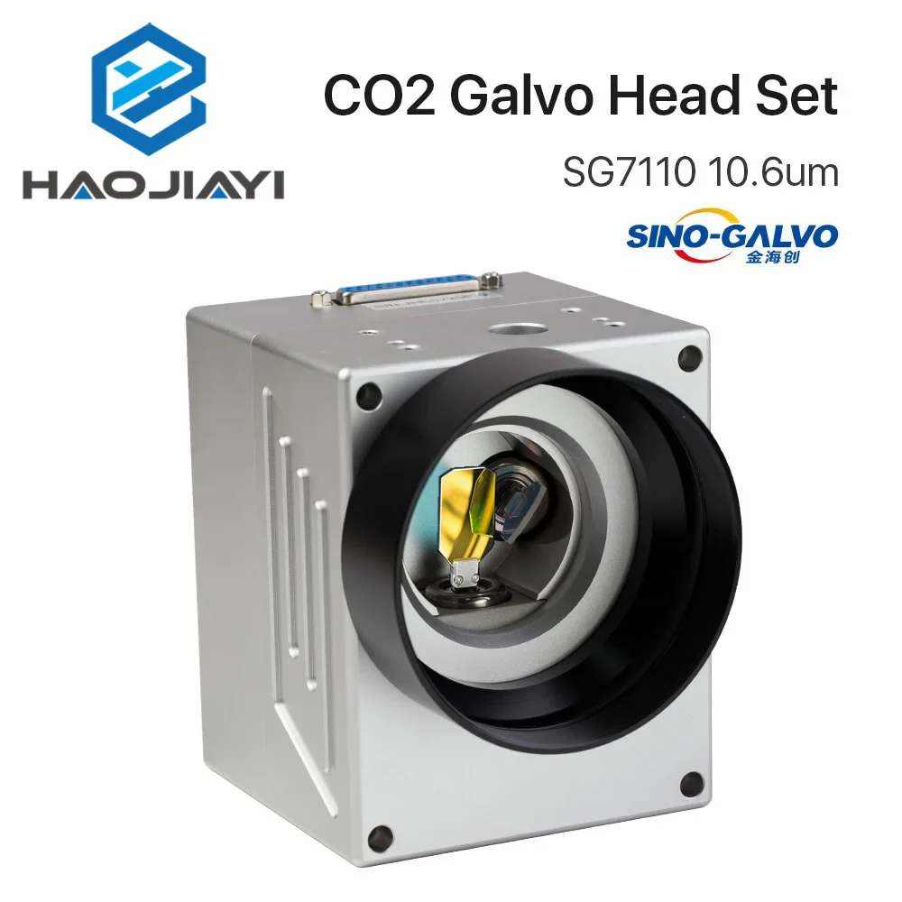 

10.6um 10600nm CO2 Laser Scanning Galvo Head SG7110 Input Aperture10mm Galvanometer Scanner with Power Supply Set