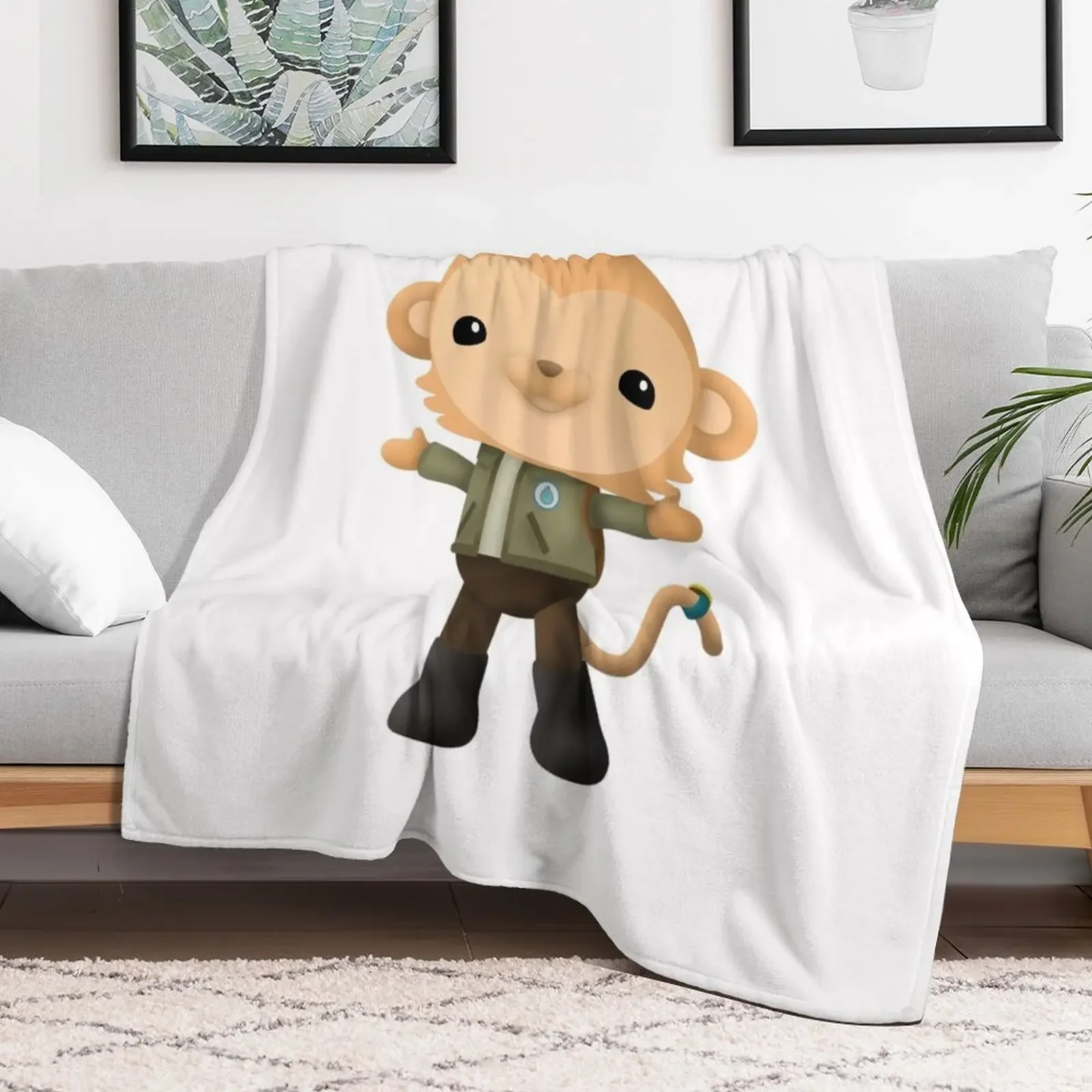 Octonaut Paani Throw Blanket Stylish Decor Blanket Gift for Friends Roommate