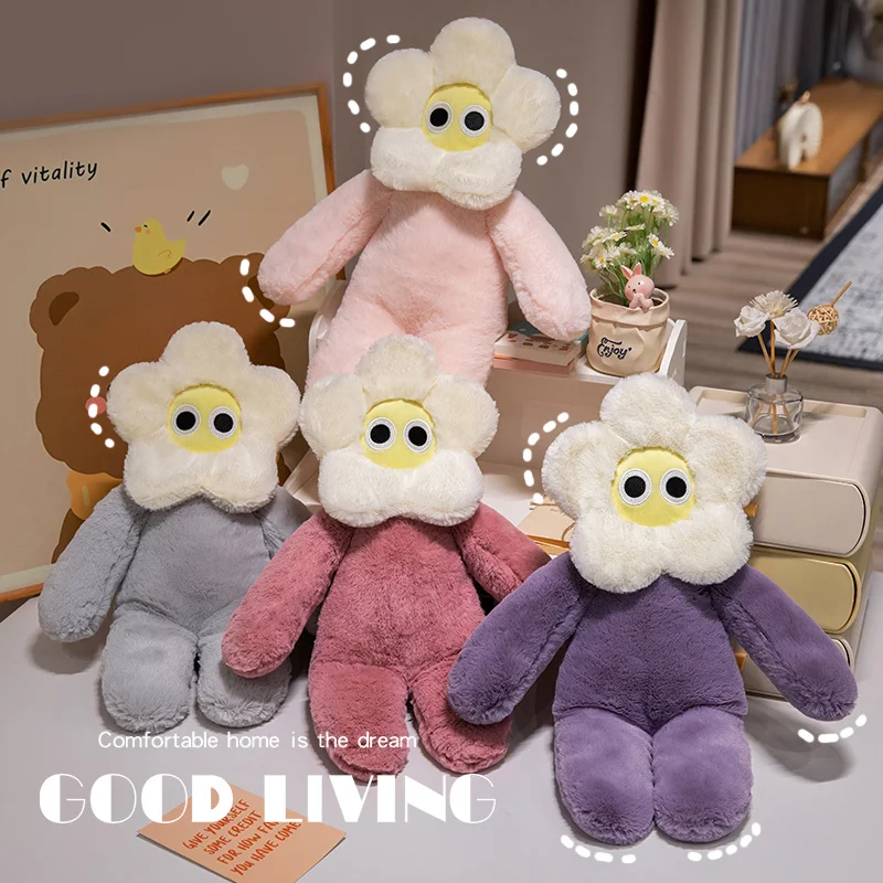 Pétale de beurre en peluche pour filles, jouet créatif, doux, dessin animé, plante, mignon, fleur, oreiller pour enfants, cadeaux d'anniversaire, décor de chambre Kawaii