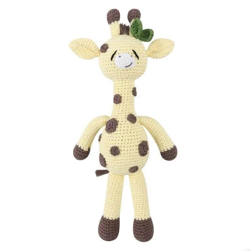 95ae 28 giraffa all'uncinetto coccole bambola peluche giraffe giraffe piena solitudine piena solitudine giocattolo per