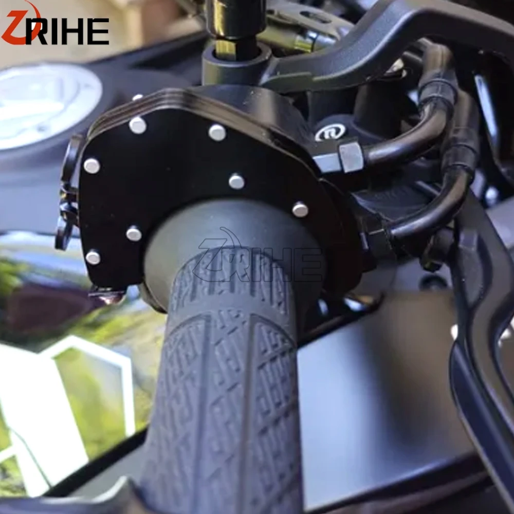 

Motorcycle Cruise Control Throttle Lock Assist Handlebar Top/ Bottom Kit For BMW Suzuki Yamaha Honda Speed Control Accessories