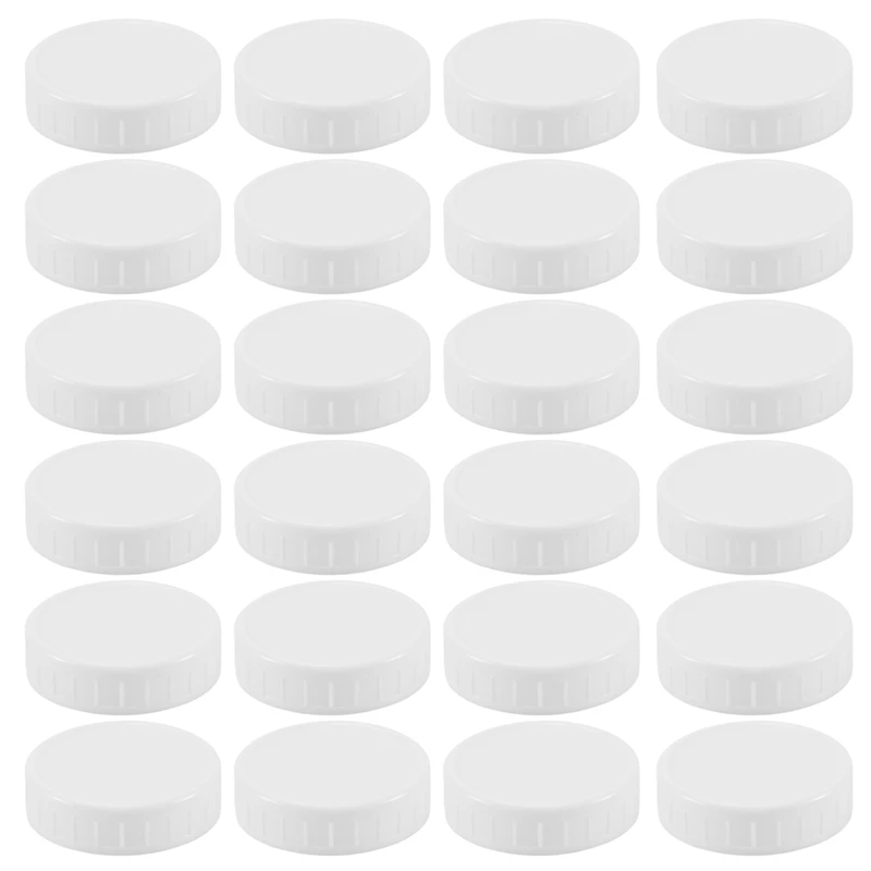 Regular Mouth Lids For Mason Jar Lids Plastic Storage Caps For Mason Canning Jars And More, Standard, Dia 70Mm