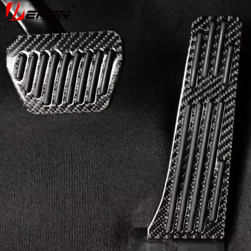 

New High Quality Car Pedal Throttle Brake Pedal Carbon Fiber For BMW F20 F30 F32 F34 F10 F16 F15 F25 F26 F07 F01 F02 Auto Parts