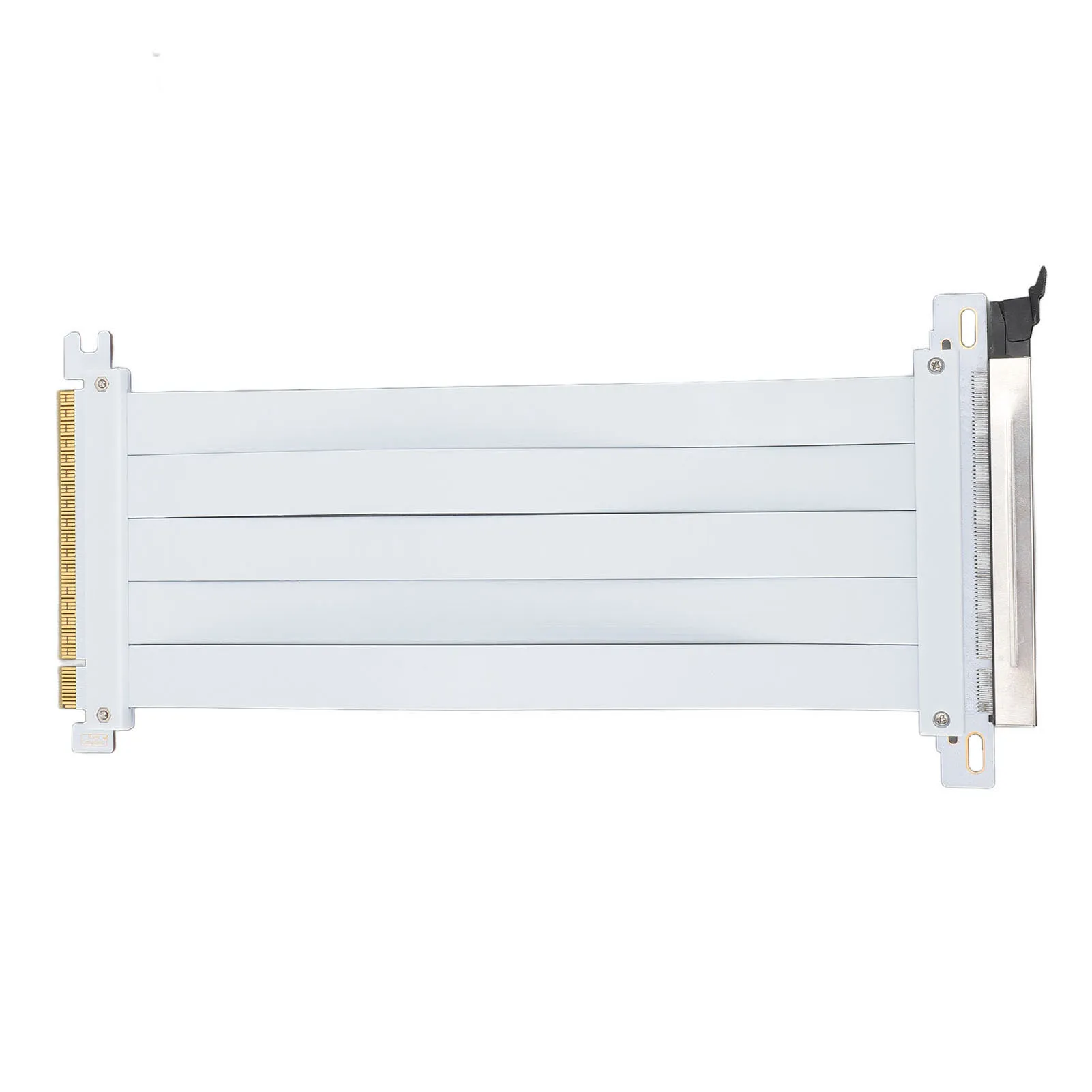 PCIE 5.0 X16 Kabel Riser PCB 128Gbps Adaptor Kabel Riser Ekstensi GPU Fleksibel Kecepatan Tinggi Kompatibel dengan 4.0 3.0 2.0 1.0