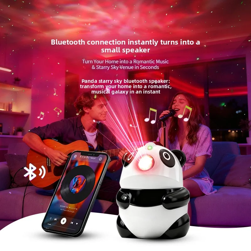 パンダスタープロジェクターライト Bluetoothスピーカ - Night Light Projector Stars のレビューと価格
