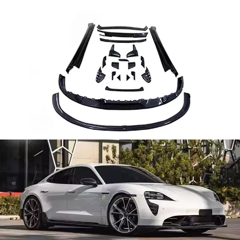 

Carbon Fiber Fibre Upgrade Bodykit Car Accessories for Porsche Taycan to Te Body Kit 2019+ Ture Factory Fitment