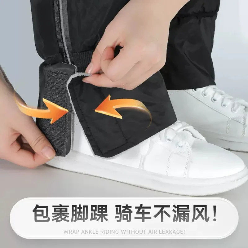 Electric Vehicle Knee Pads  Winter New Windshield  Waterproof  Cold-proof and Warm Riding Takeaway Motorcycle Riding