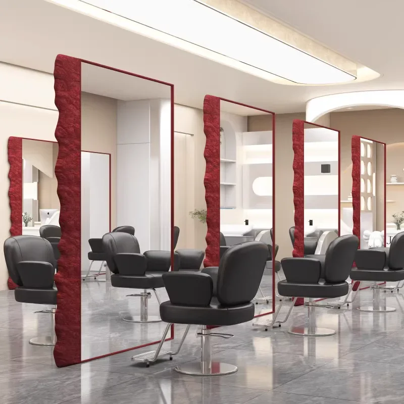 

High end barber shops, mirror tables, hair salons, dedicated single and double sided floor standing mirror