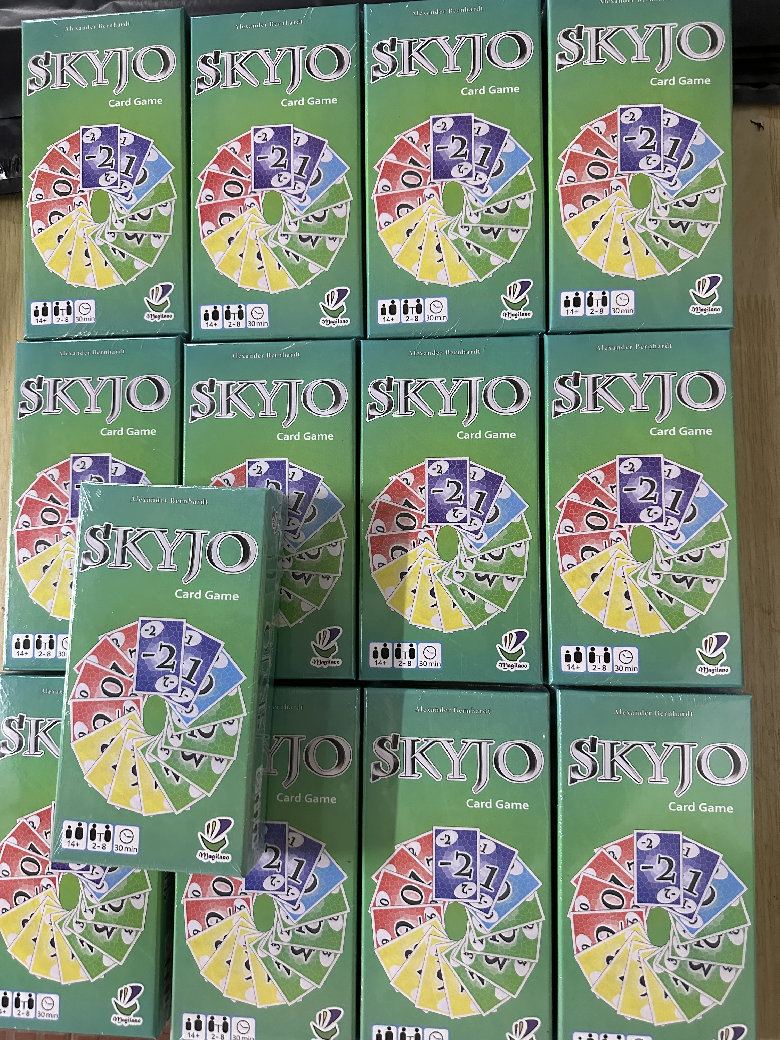 Neue Skyjo-Brettspiele, Kartenparty der Tische für die ganze Familie, Deckbox mit sozialer Kollektivspielen für Kinder, Tapis Poker Social