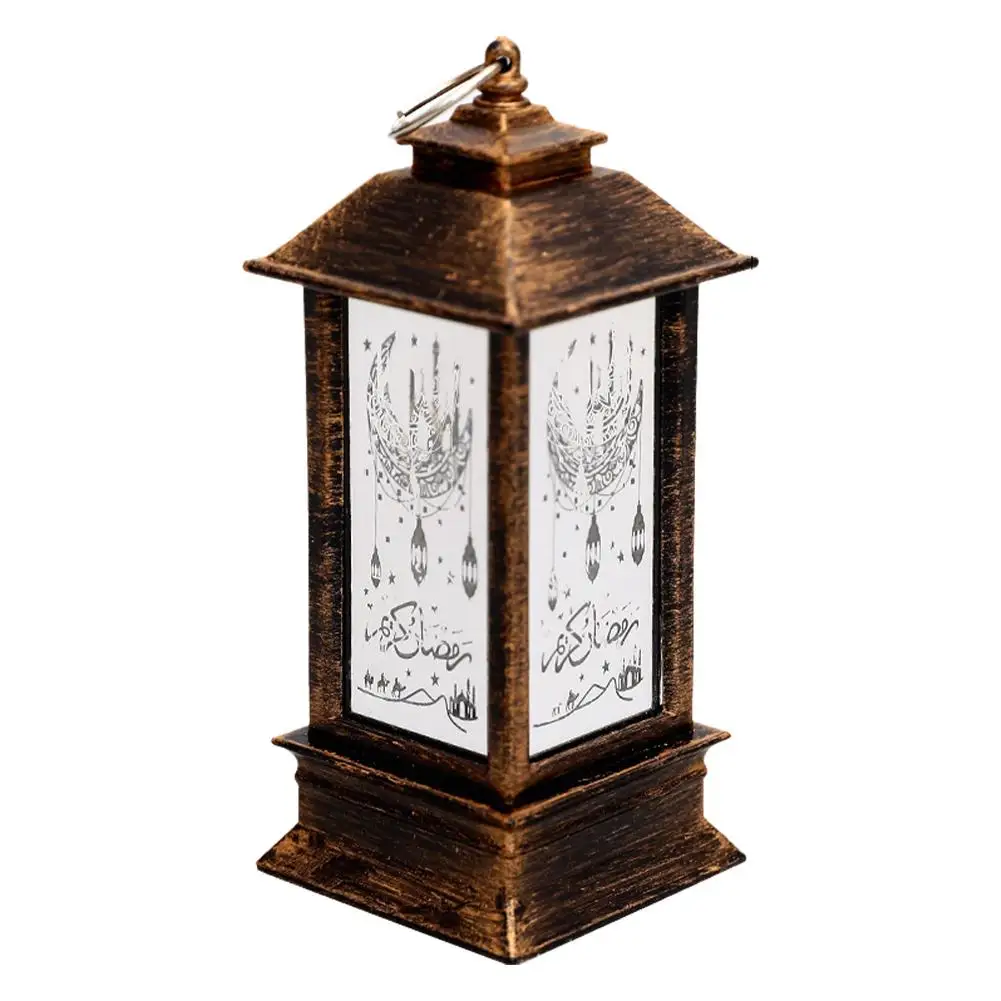 Eid Mubarak Led Lantern Ramadan Lamp Table Decor Gifts Party Muslim Ornament Festival Centerpiece Decoration Decorative Isl H1y1