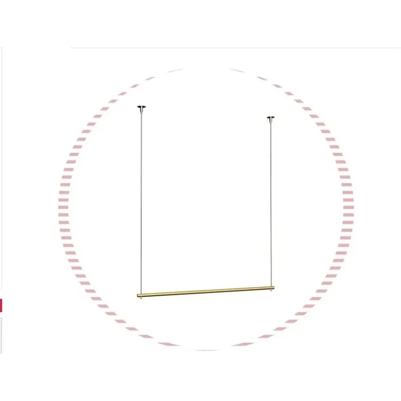 Wall Fixed Clothing Hanging Rod, Women Fashion Shop Garment Display Support Bracket