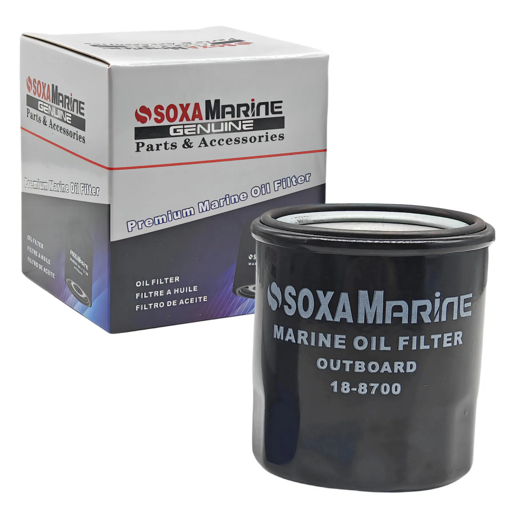 Marine Outboard Oil Filter for Yamaha 15 20 25 40 50 60 70 HP Engine 5GH-13440-20 1WD-E3440-00 18-8700