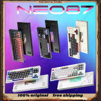 1STplayer NEO87 Tri-Mode Mechanical Keyboard Wireless Bluetooth Gasket Gaming Customized Multifunction Keyboards Aluminum Gift