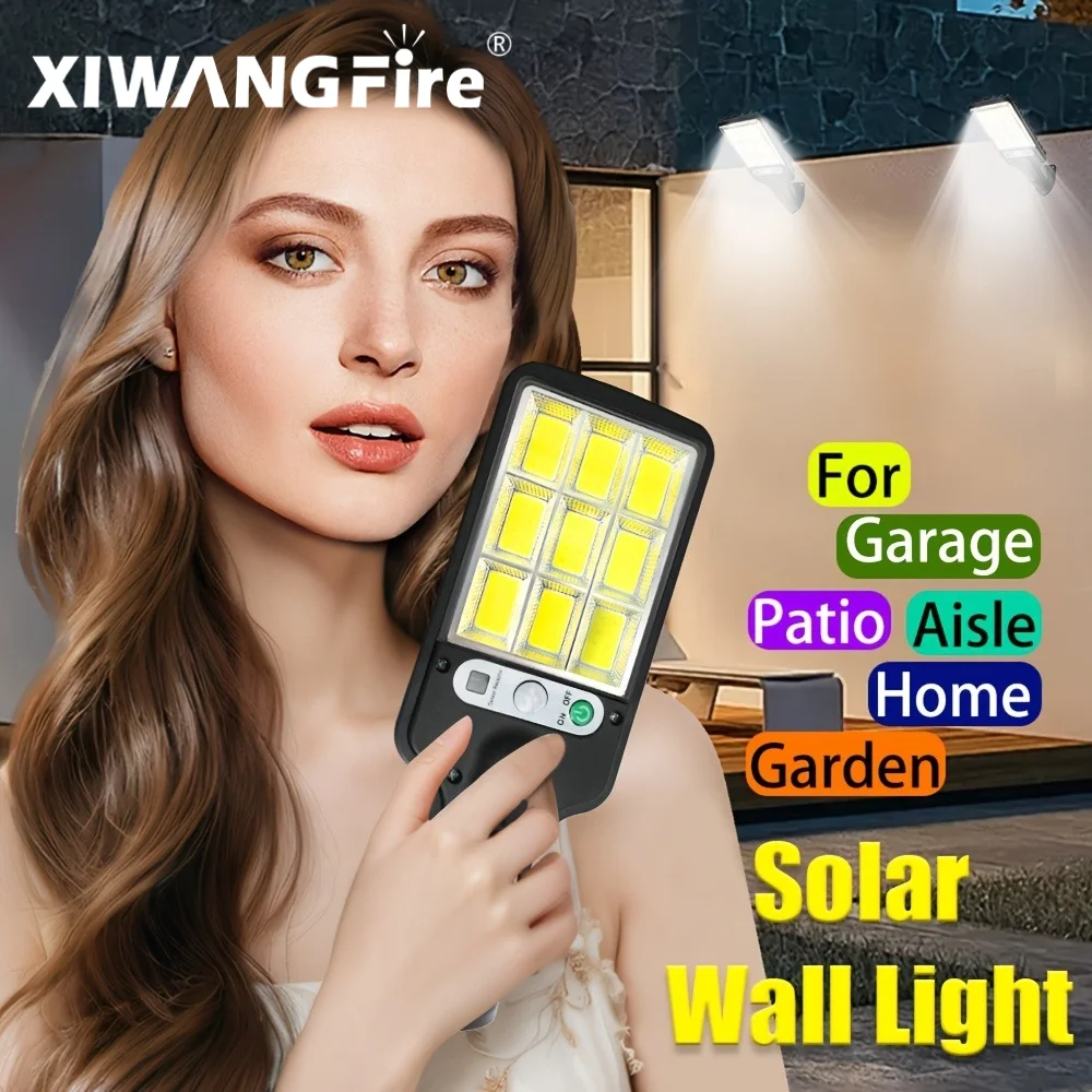 

Solar Street Lights Outdoor Waterproof Human Body Sensing Courtyard Garden Wall Household Lights Rural Road Lighting Wall Lights