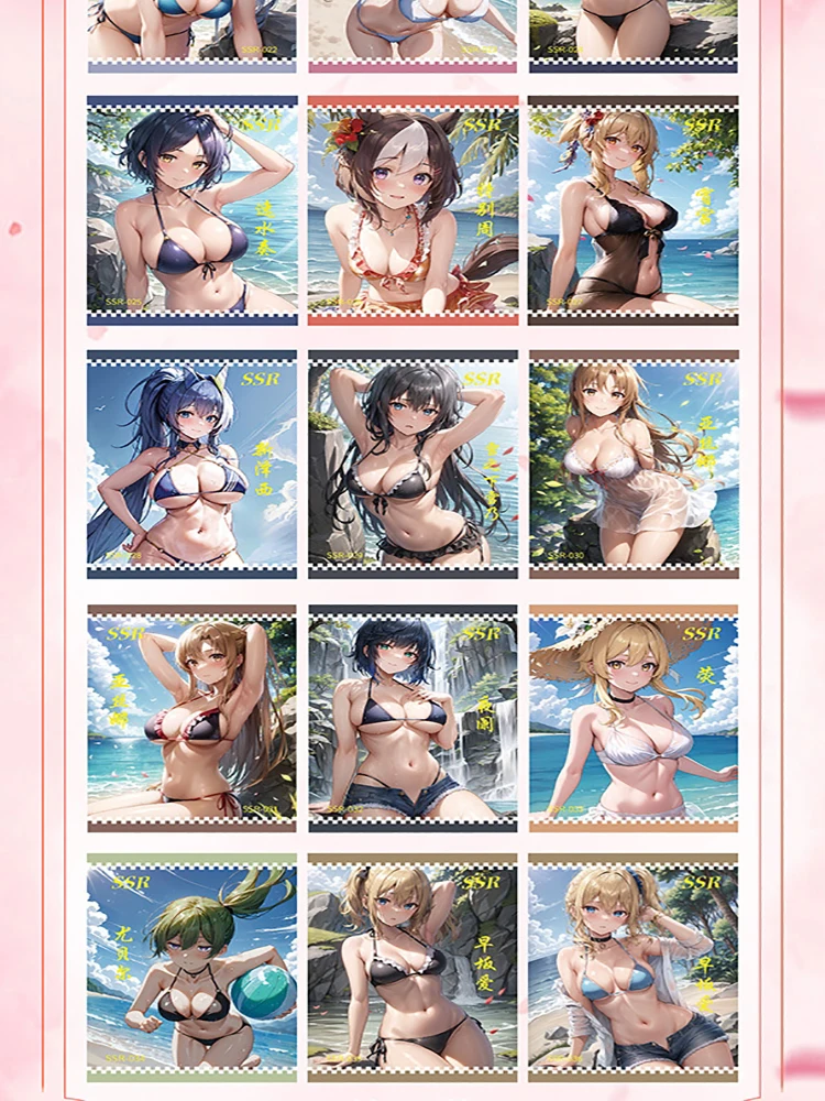 2024 Newest Maiden\'s Feast Goddess Story Collection Card  Waifu Swimsuit CCG ACG TCG World Trading Hobbies Gift