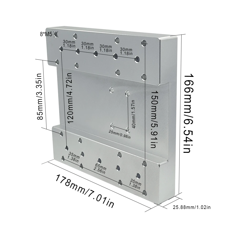 1PCS CNC Module GX150 sliding table aluminum plate