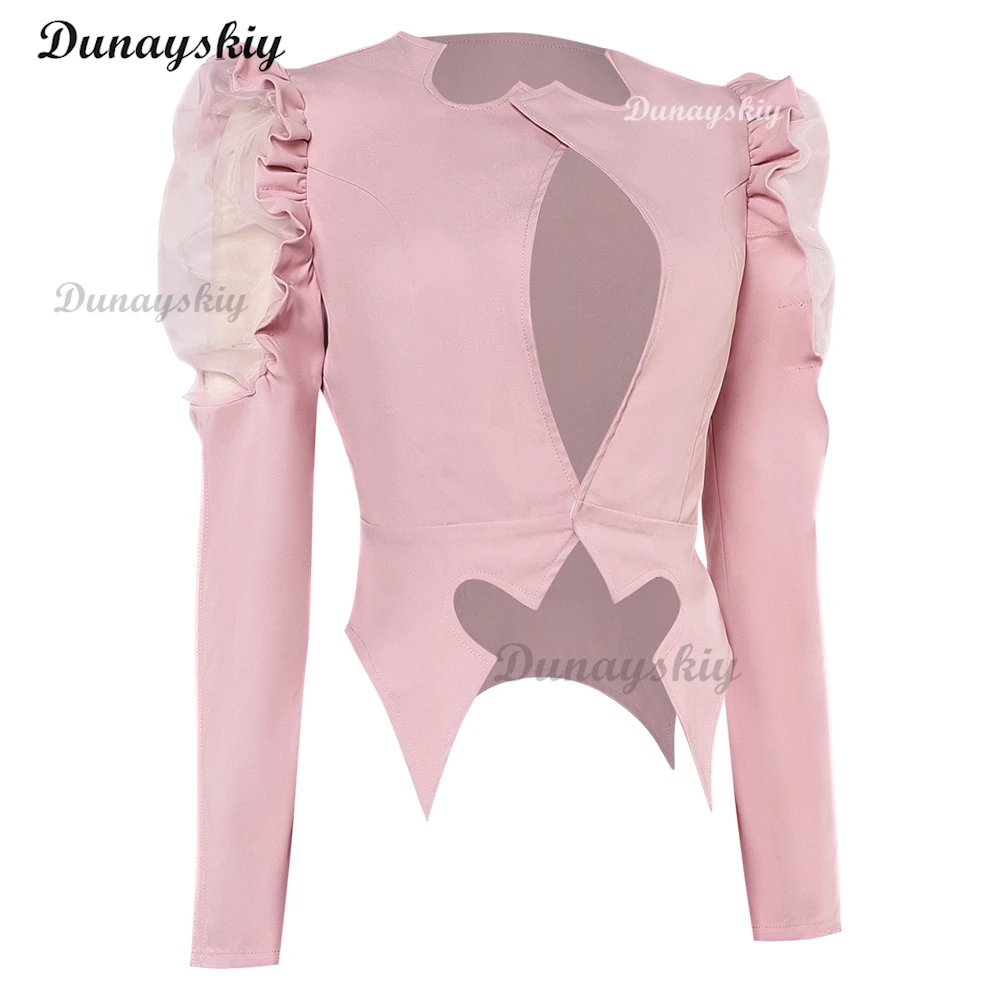 Костюм ведьмы Глинды для косплея из фильма Wiked, розовое пальто с пышными рукавами, наряды для Хэллоуина, вечерние, униформа, карнавальные костюмы для ролевых игр